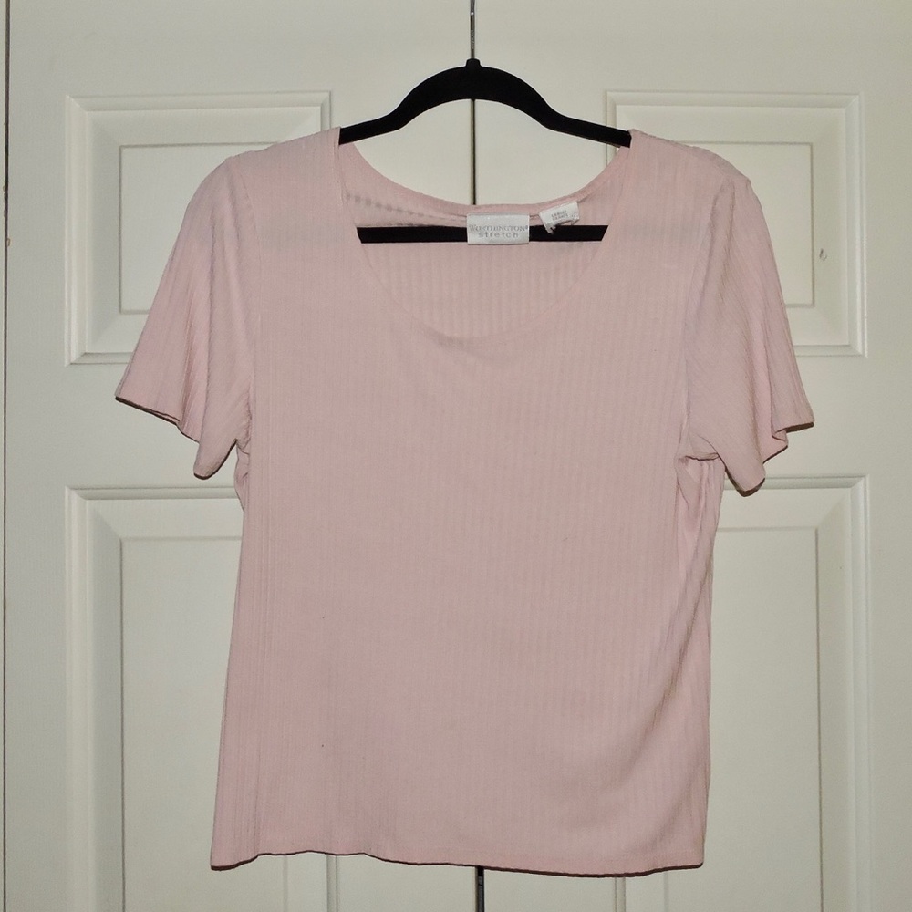 Ribbed Crop Shirt